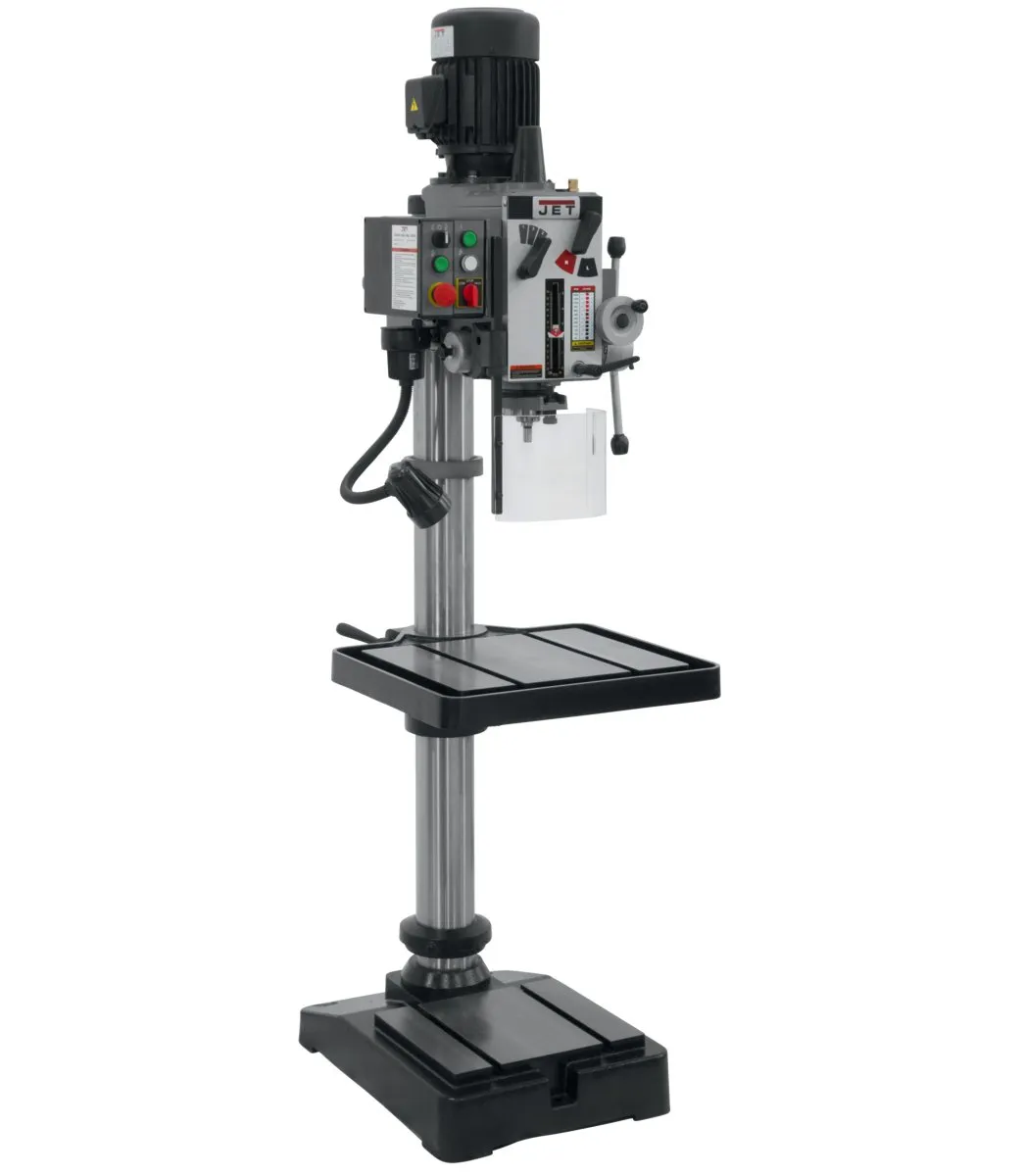 20" Geared Head Tapping Drill Press with Power Downfeed - 230V | GHD-20PFT