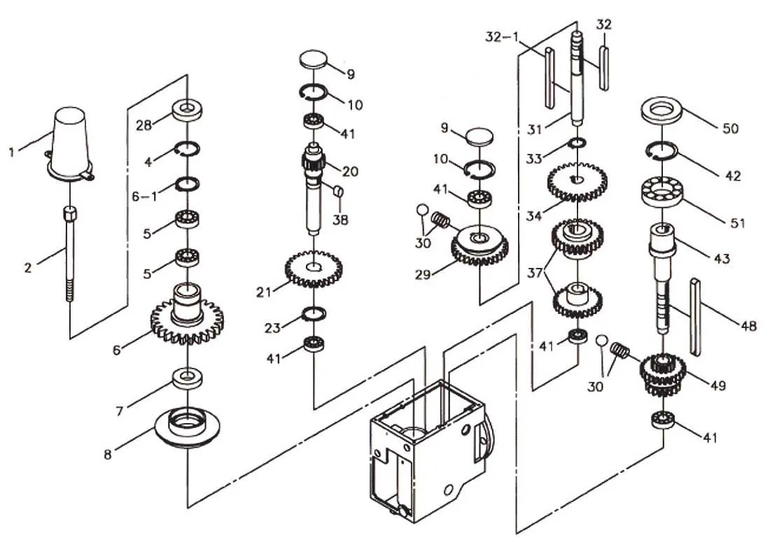 20" Geared Head Tapping Drill Press with Power Downfeed - 230V | GHD-20PFT