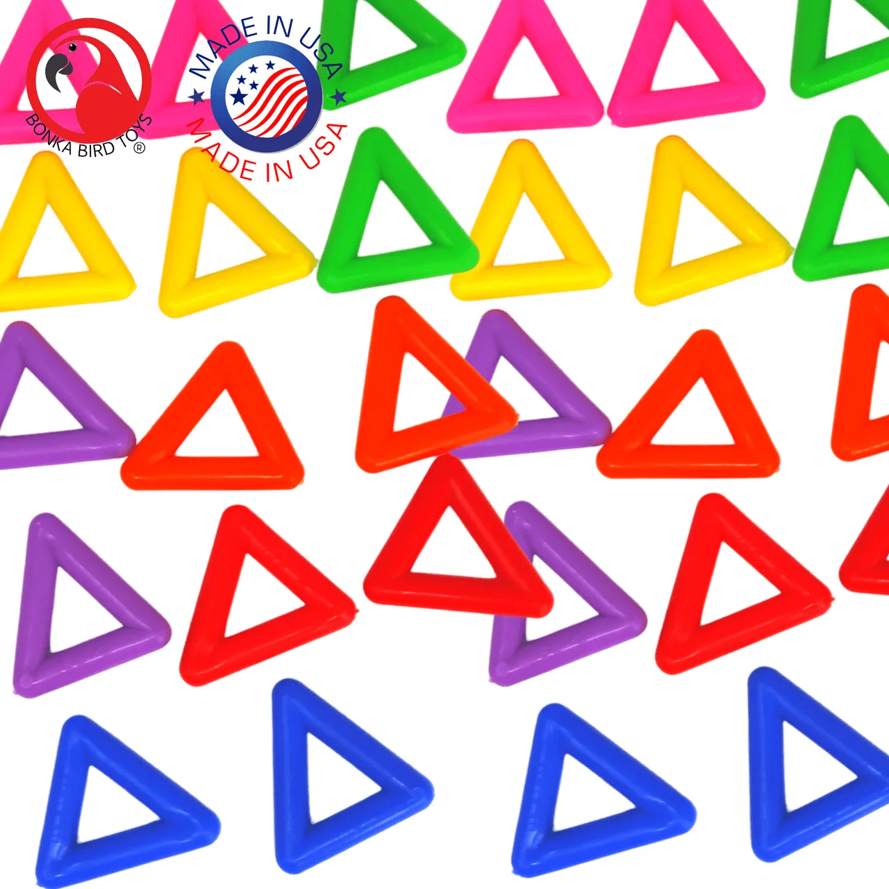 2287 Pk14 Plastic Triangles