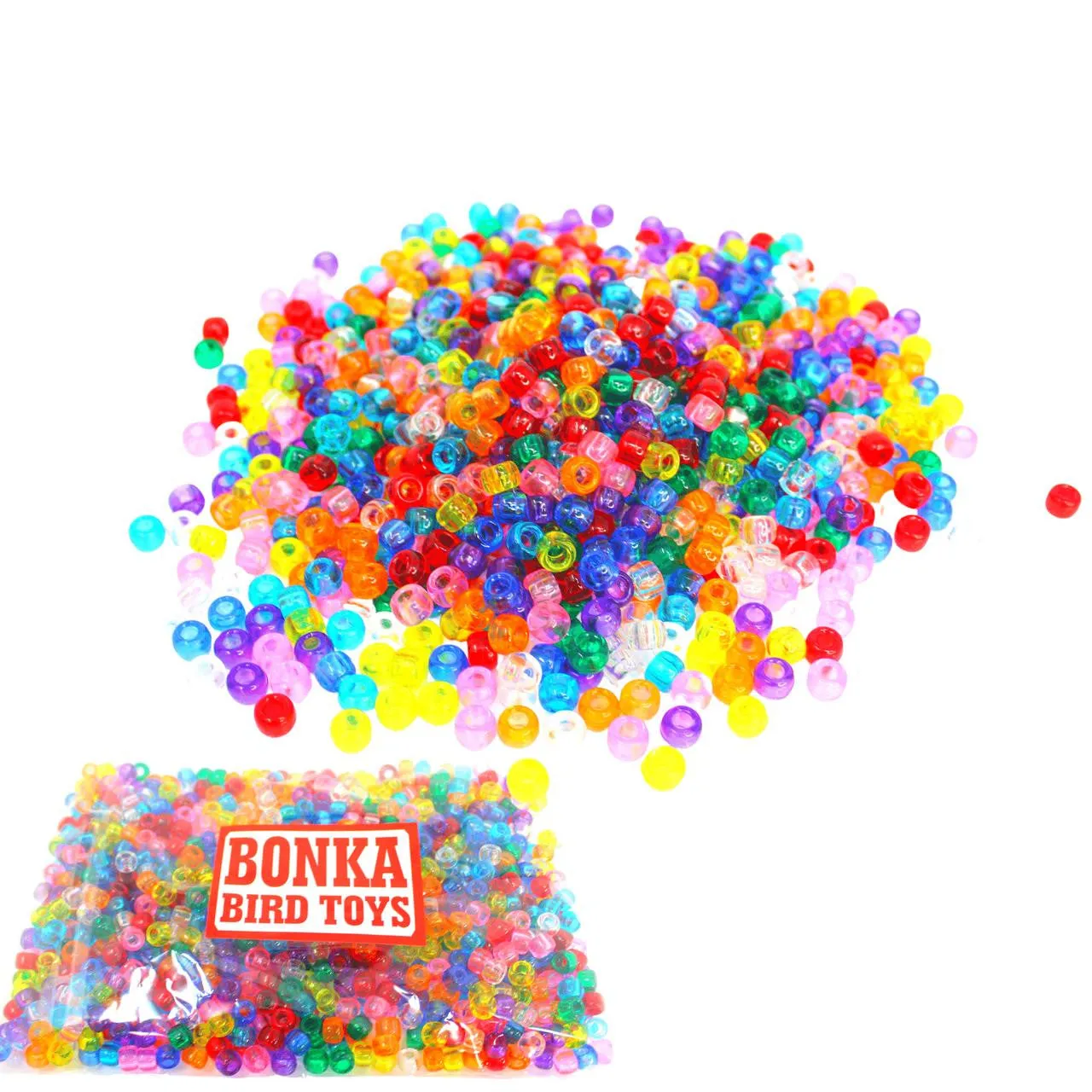 2826 PK 900 Translucent Pony Beads