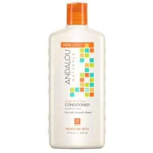 Andalou Naturals Moisture Rich Conditioner Argan Oil & Shea 340ml