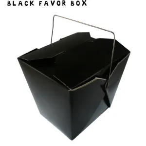 BLACK Mini Take-out Box