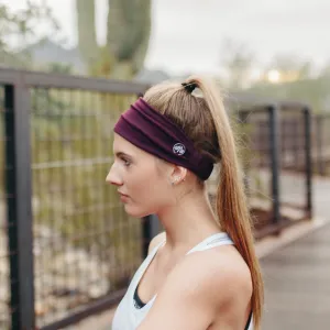 Boho No-Slip Headband - Plum