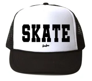 Bubu - Skate White/Black Trucker Hat