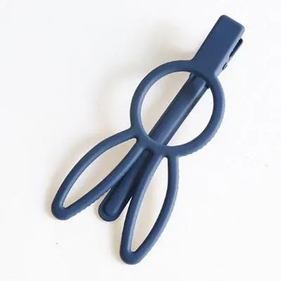 Bunny Rabbit Hair Clips Midnight Blue