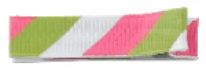 Clipettes Prints - Stripes Lime (2 clips)