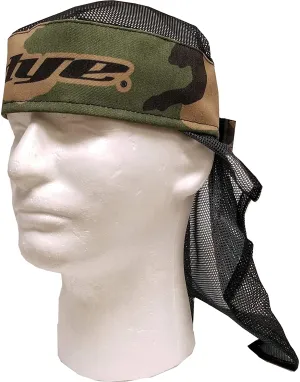 Dye Paintball Head Wrap - Woodland / Black