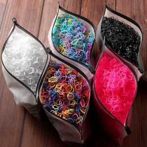 Elastic Hair Bands Bulk Pack: 1000/2000 Pcs for Women and Girls' Ponytail Ties FREE SHIPPING