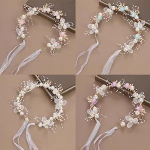 Fairyinspired Girls Outdoor Party Accessory Flower Princess Wreath