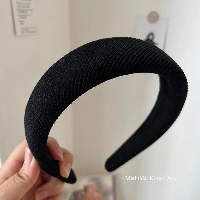 Fashion Designer Wide Hairband for Women