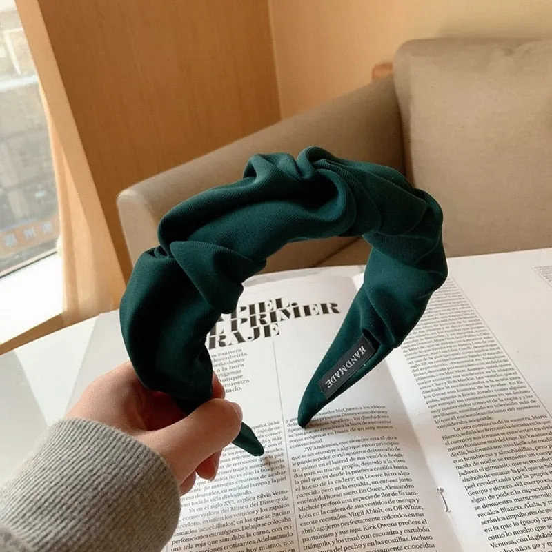 Fashion Designer Wide Hairband for Women