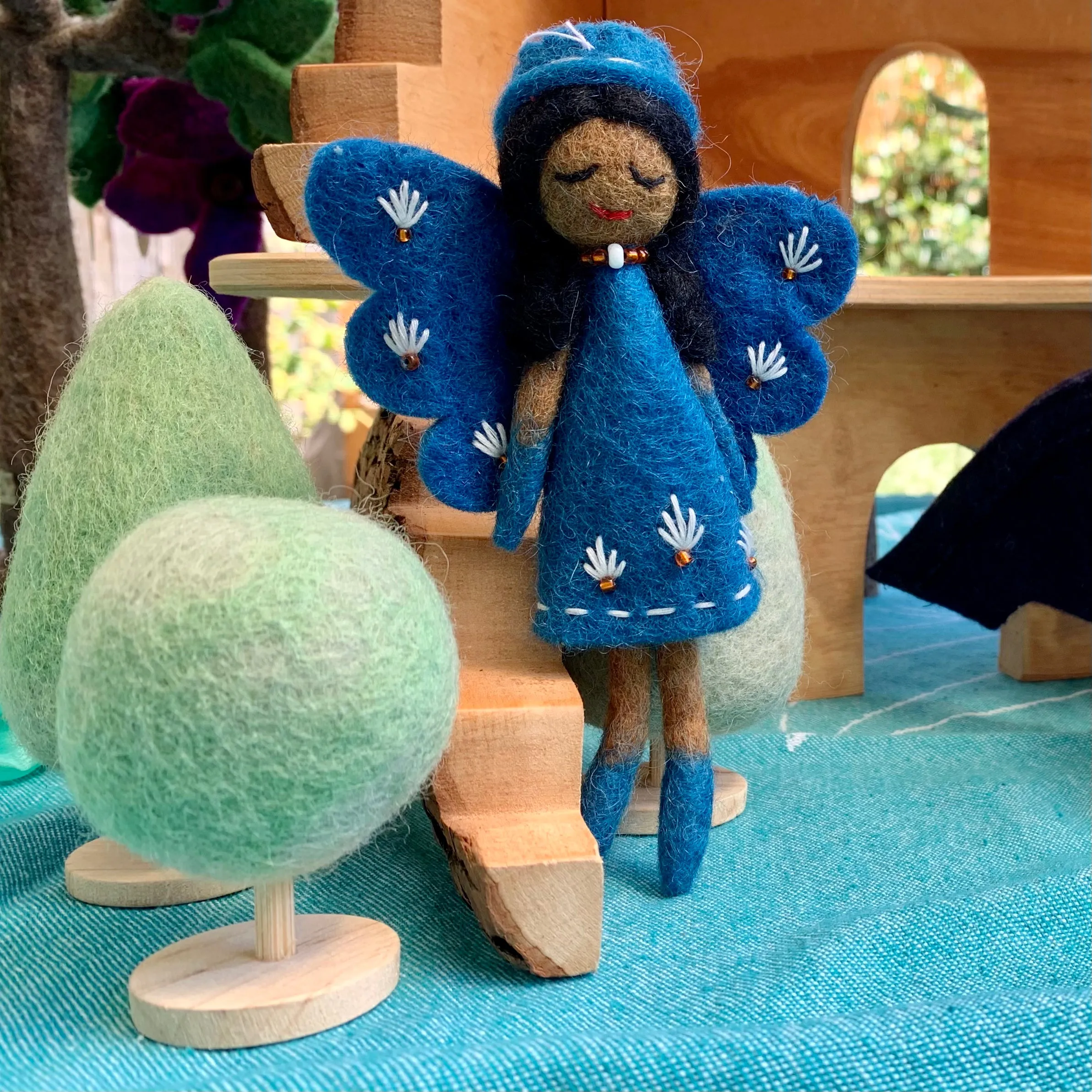 Felt Fairy Blue Dress