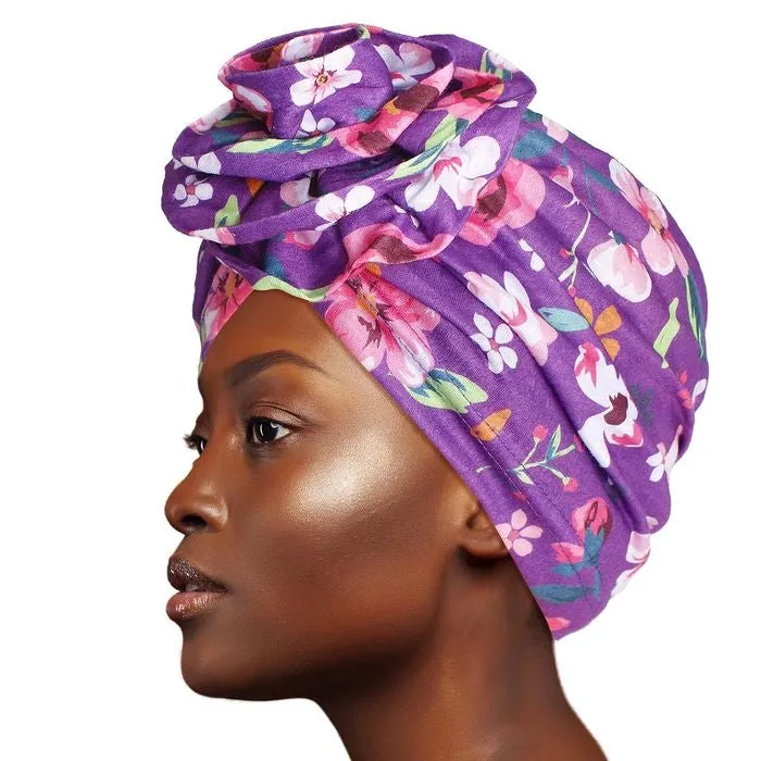 Floral Flower Knot Turban