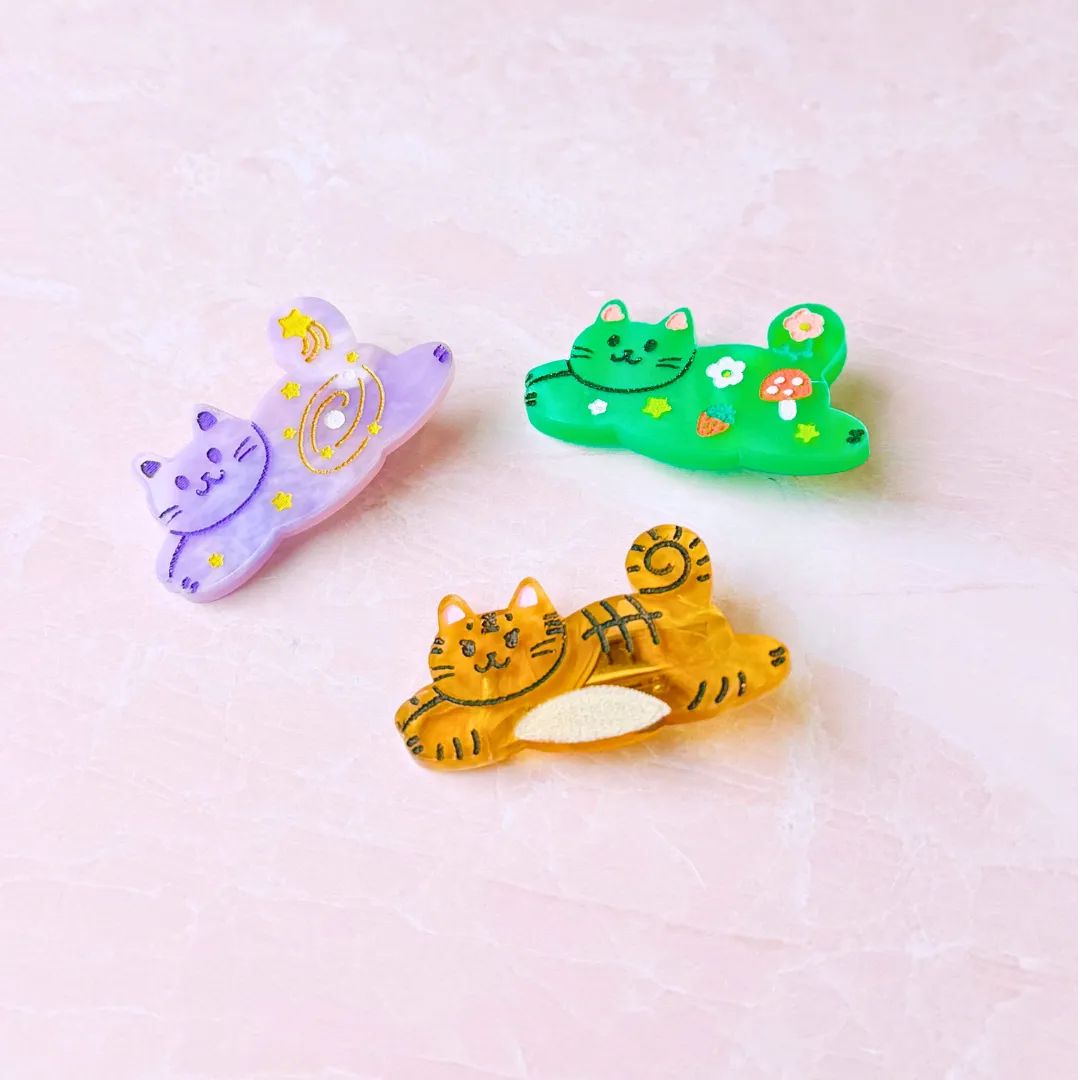 Flying Cat Hair Clip