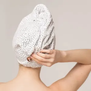 KITSCH Quick Dry Dotted Hair Towel