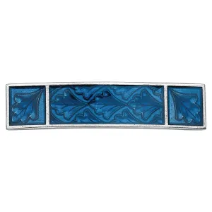 Leaf Cobalt Blue Extra Large Hair Barrette - Elegant & Durable Fashion Accessory