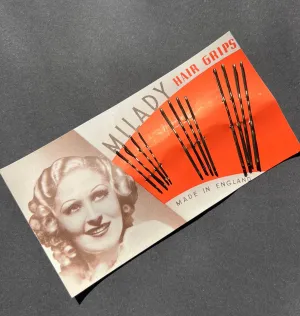 Make Like a Film Star with these 1930s MILADY HAIR GRIPS.. Made in England