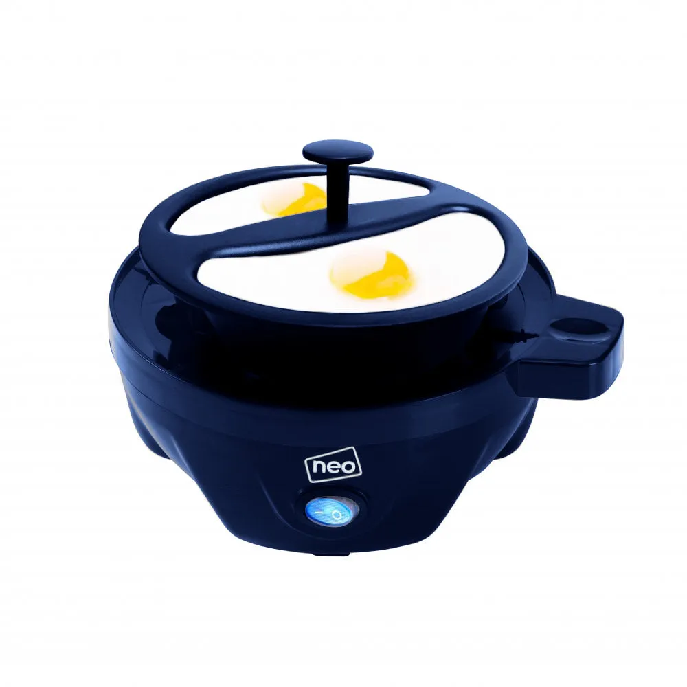 Neo Blue and Copper Electric Egg Boiler Poacher and Steamer