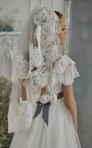 Vintage Floral Lace Veil