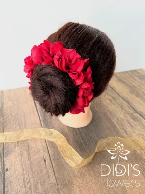 Wisteria Hairpiece Band - Red